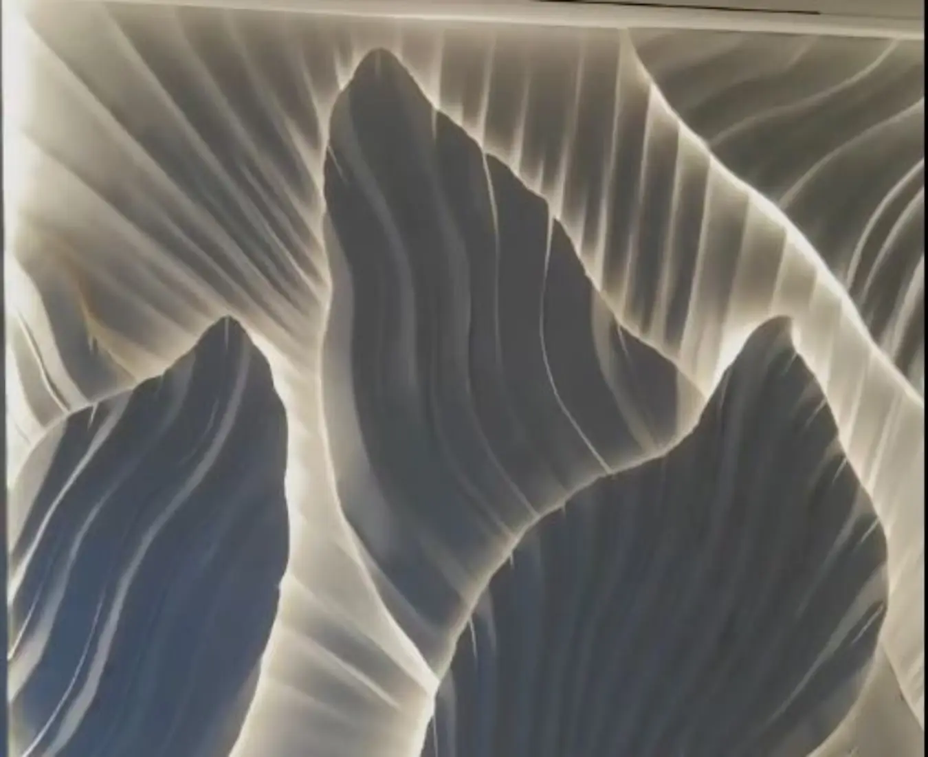 Mountain layer stone wall carving by EarthStona